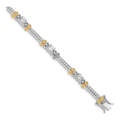 Sterling Silver CZ Bracelet