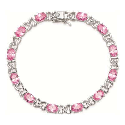 Sterling Silver CZ Bracelet – view 4
