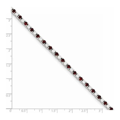Sterling Silver CZ Bracelet – view 4