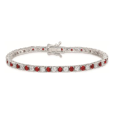 Sterling Silver CZ Bracelet – view 5