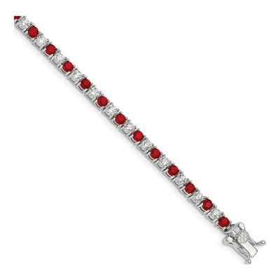 Sterling Silver CZ Bracelet