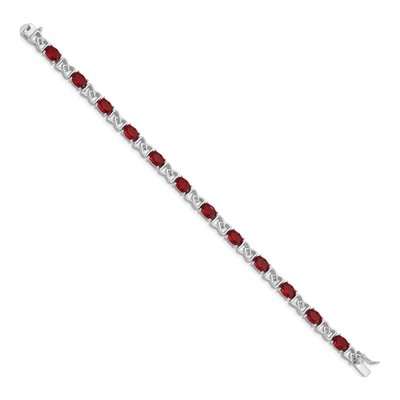 Sterling Silver CZ Bracelet – view 2