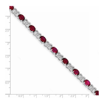 Sterling Silver CZ Bracelet – view 3