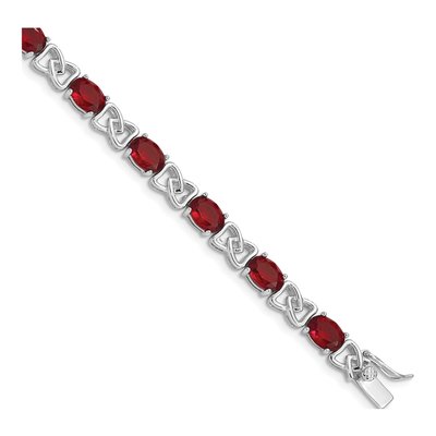Sterling Silver CZ Bracelet