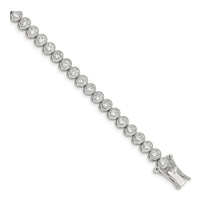 Sterling Silver CZ Tennis Bracelet