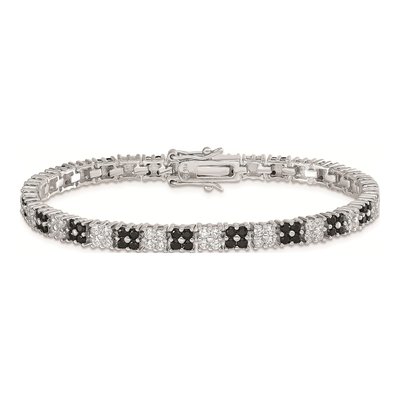 Sterling Silver CZ Tennis Bracelet – view 4