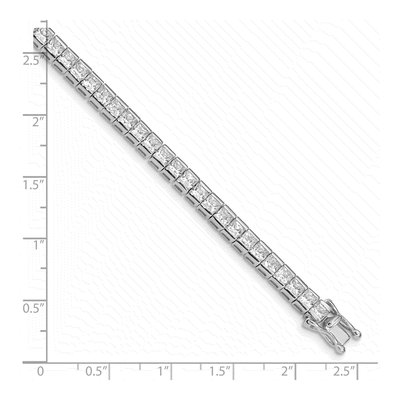 Sterling Silver CZ Tennis Bracelet – view 4