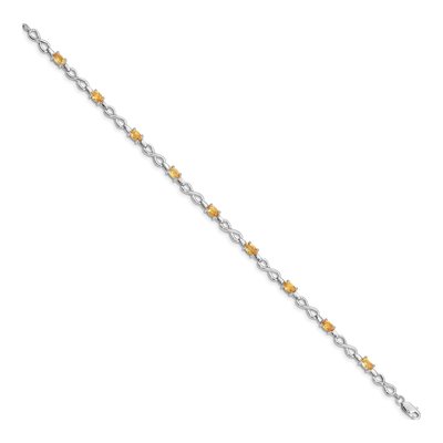Sterling Silver Citrine Bracelet – view 2