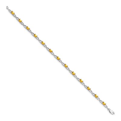 Sterling Silver Citrine Bracelet – view 2