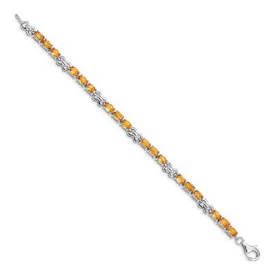Sterling Silver Citrine Bracelet – view 2