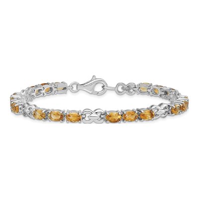 Sterling Silver Citrine Bracelet – view 3