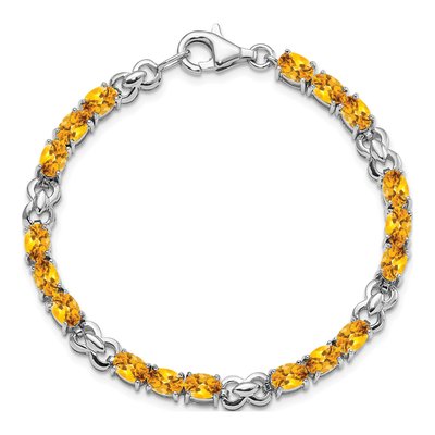 Sterling Silver Citrine Bracelet – view 5