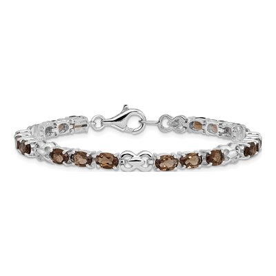 Sterling Silver Smoky Quartz Bracelet – view 3