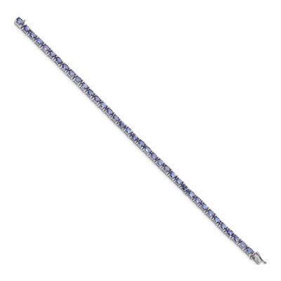 Sterling Silver Tanzanite Bracelet – view 2