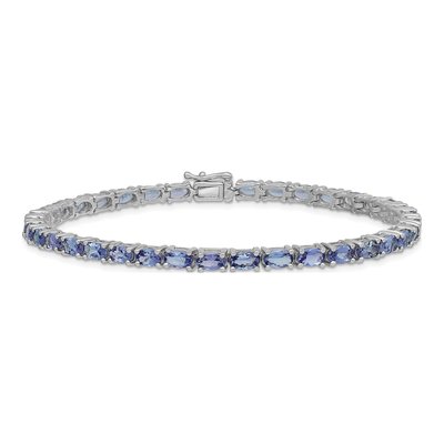 Sterling Silver Tanzanite Bracelet – view 3