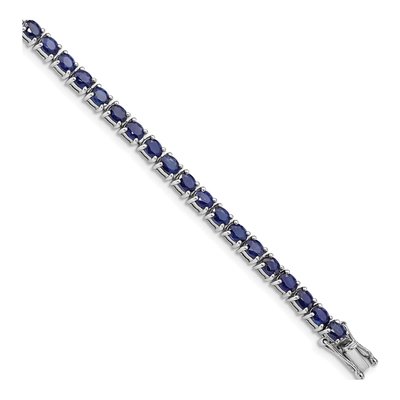 Sterling Silver Sapphire Bracelet