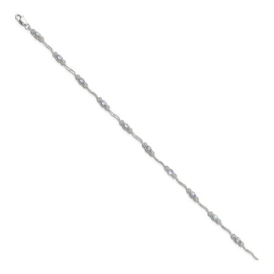 Sterling Silver Tanzanite Natural Bracelet – view 2