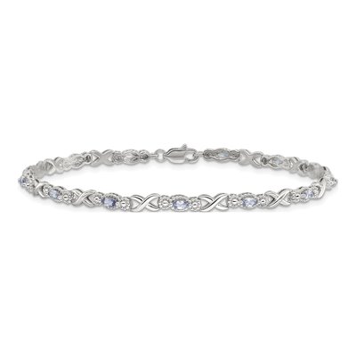 Sterling Silver Tanzanite Xs Bracelet – view 3