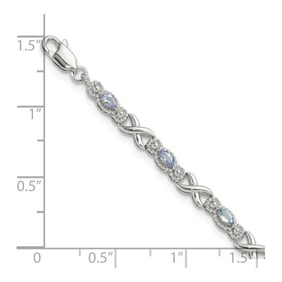 Sterling Silver Tanzanite Xs Bracelet – view 4