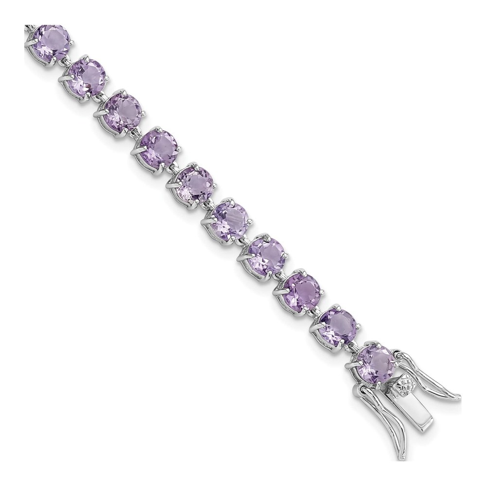 Sterling Silver Amethyst Bracelet