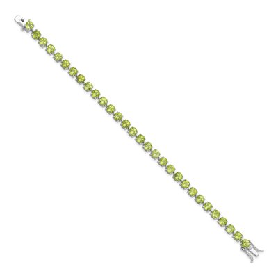 Sterling Silver Peridot Bracelet – view 3