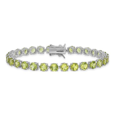 Sterling Silver Peridot Bracelet – view 4