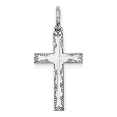 Sterling Silver Laser Cut Cross Pendant