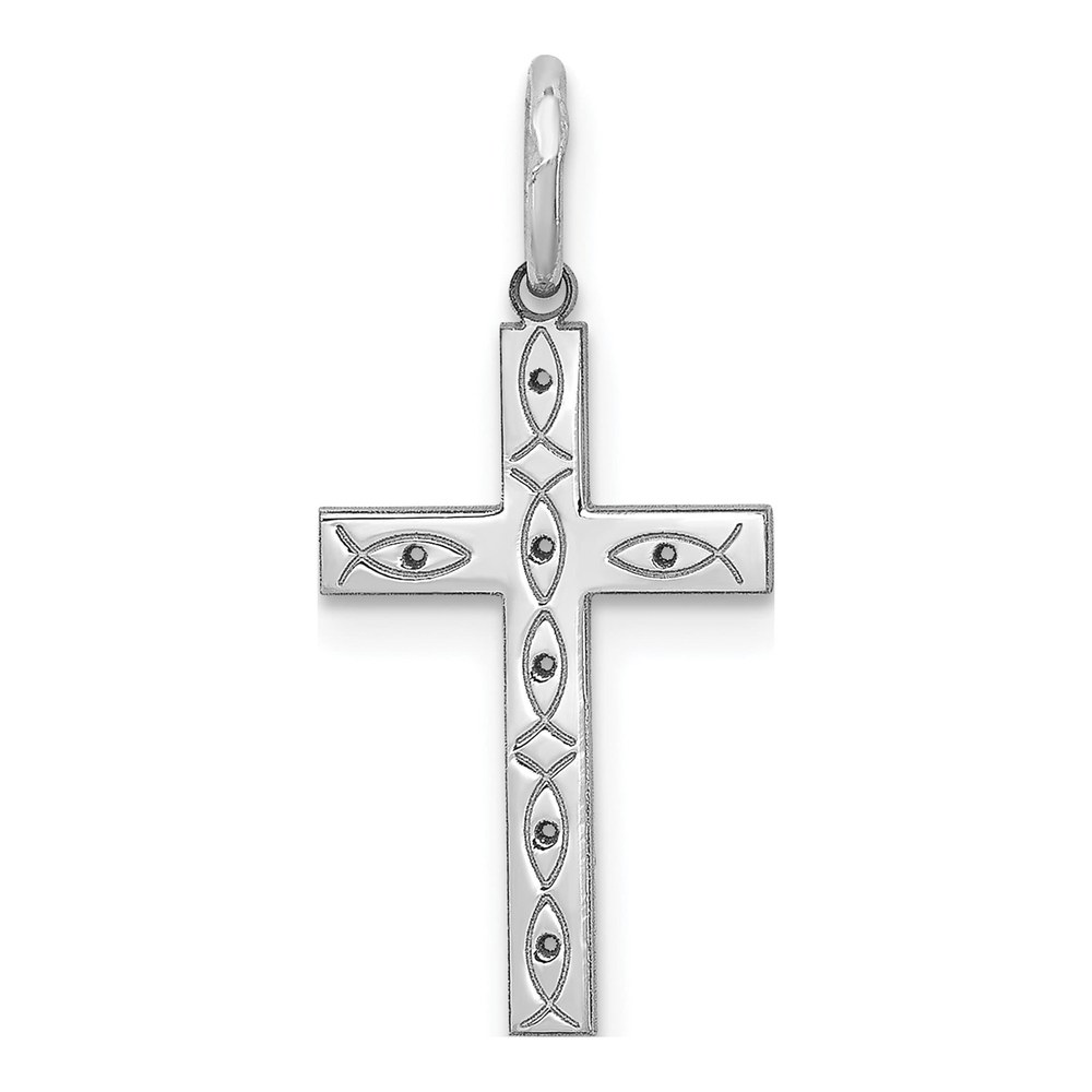 Sterling Silver Laser Cut Cross Pendant