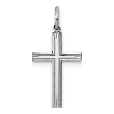 Sterling Silver Laser Cut Cross Pendant