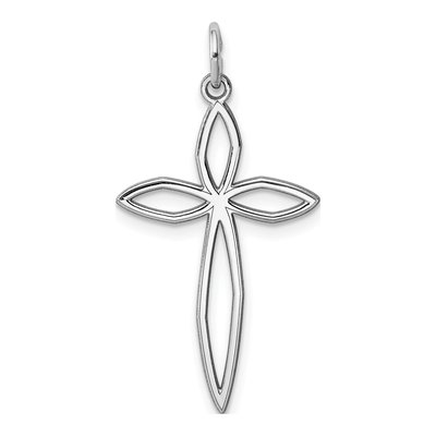 Sterling Silver Laser Cut Cross Pendant