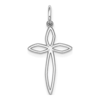 Sterling Silver Laser Cut Cross Pendant