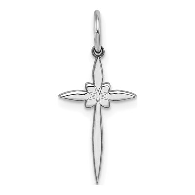 Sterling Silver Laser Cut Cross Pendant