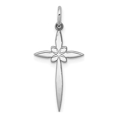 Sterling Silver Laser Cut Cross Pendant