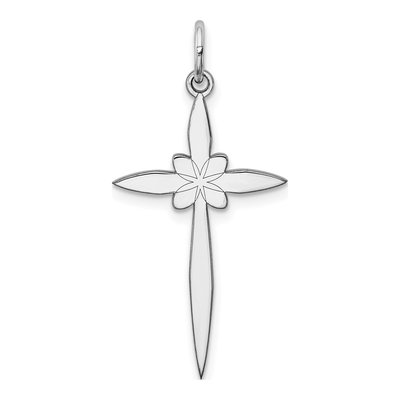 Sterling Silver Laser Cut Cross Pendant