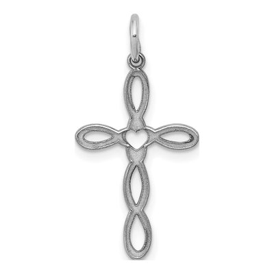 Sterling Silver Laser Cut Cross Pendant