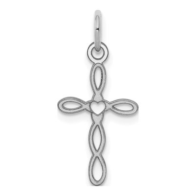 Sterling Silver Laser Cut Cross Pendant