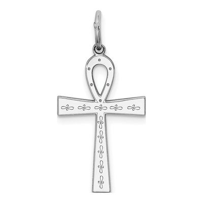 Sterling Silver Laser Cut Cross Pendant