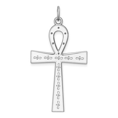 Sterling Silver Laser Cut Cross Pendant