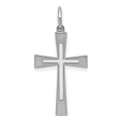 Sterling Silver Laser Cut Cross Pendant