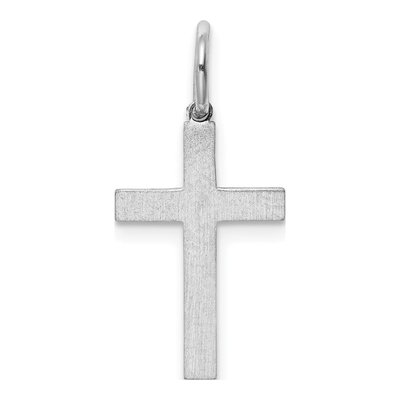 Sterling Silver Laser Cut Cross Charm – view 5