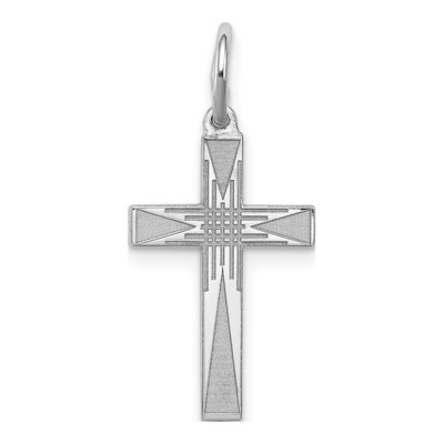 Sterling Silver Laser Cut Cross Pendant