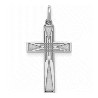 Sterling Silver Laser Cut Cross Pendant