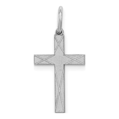 Sterling Silver Laser Cut Cross Pendant