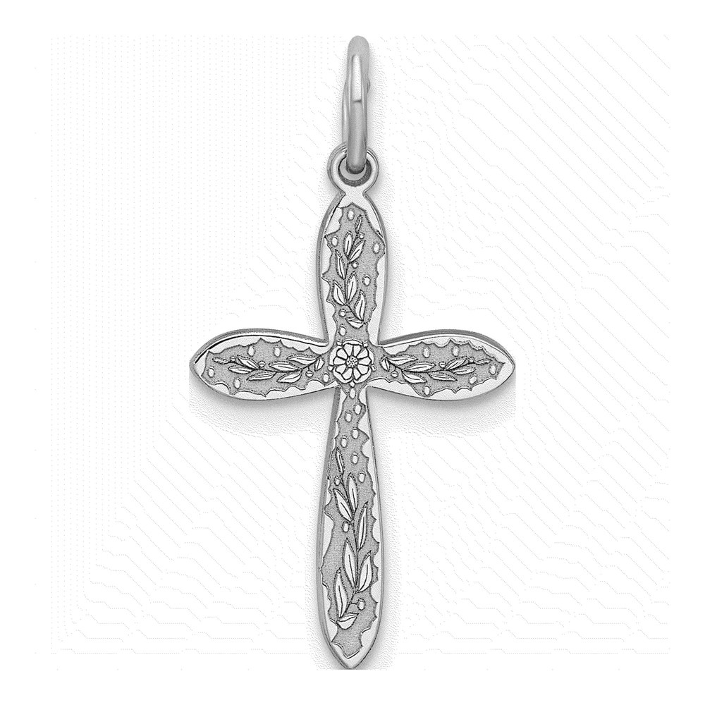 Sterling Silver Laser Cut Cross Pendant