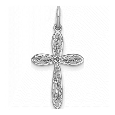 Sterling Silver Laser Cut Cross Pendant