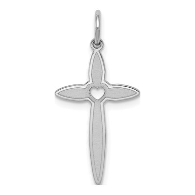 Sterling Silver Laser Cut Cross Pendant