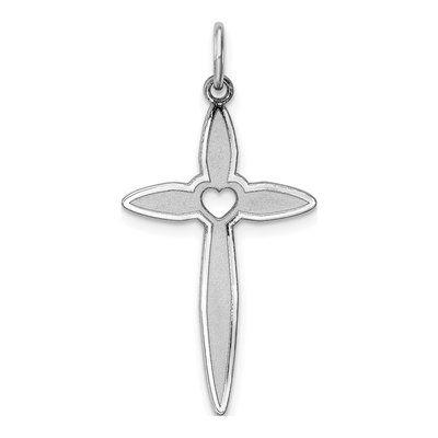 Sterling Silver Laser Cut Cross Pendant
