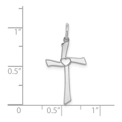 Sterling Silver Laser Cut Cross Pendant – view 4