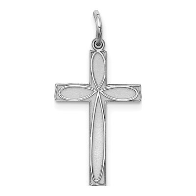 Sterling Silver Laser Cut Cross Pendant