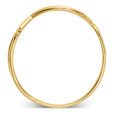 14K Yellow Gold Ichthus Fish Ring – view 3